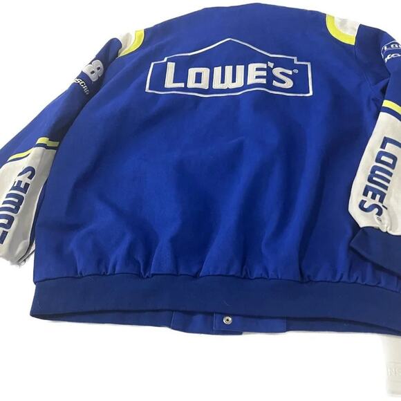 Nascar No 48 Jimmie Johnson Lowe's JH Design Racing Jacket Size 2XL New - Picture 3 of 15